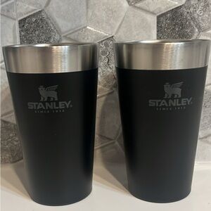 Stanley Black Stainless Steel Pint Set
